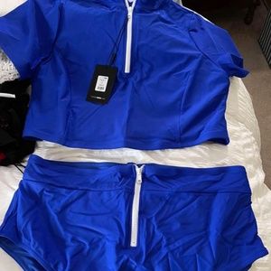 FashionNova 2 piece Sport Swimsuit - Size 3X